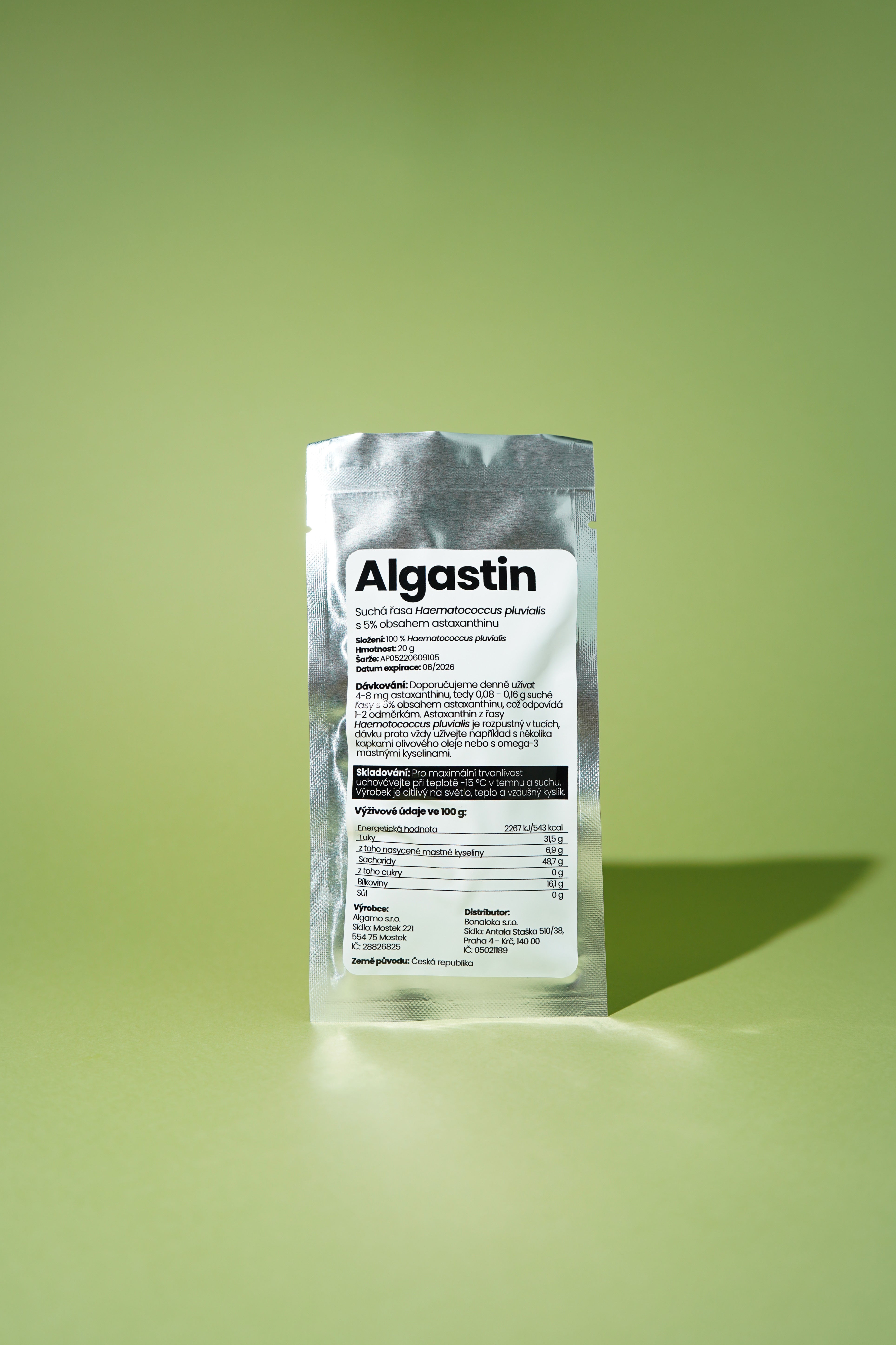 Algastin 5% suchá řasa 20 g