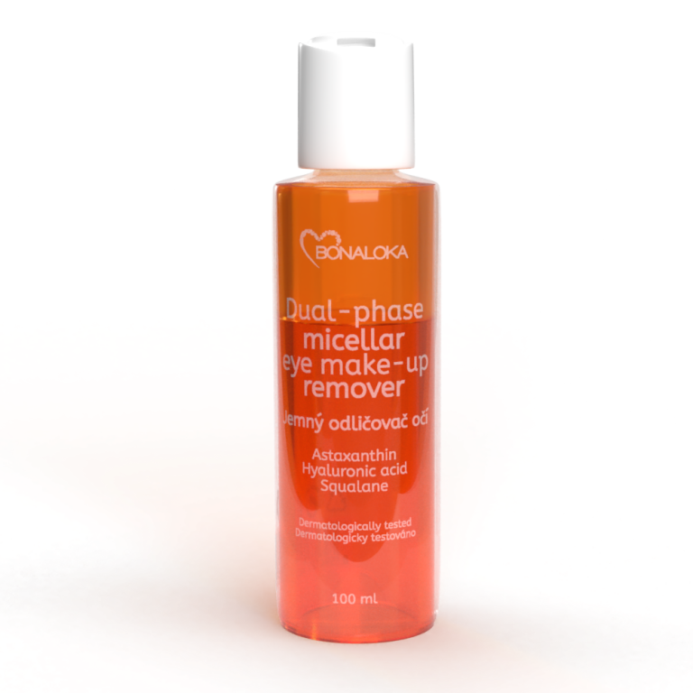 Dual-phase micellar eye make-up remover