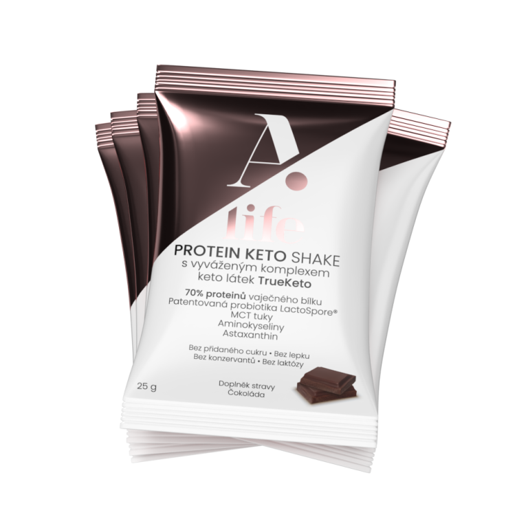 Protein Keto Shake - Čokoláda 4+1 ZDARMA