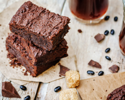 Fazolové brownies bohaté na antioxidanty