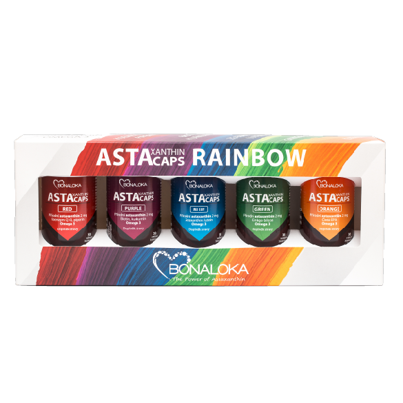 ASTAXANTHIN CAPS - RAINBOW - 150 kapslí